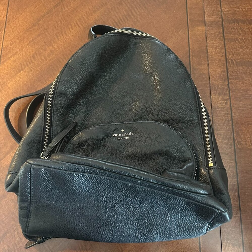 Kate Spade Large Black Backpack with Adjustable‎ Straps